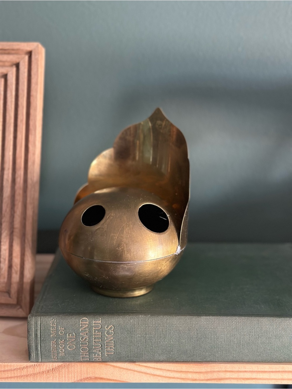 Vintage Brass Bud Vase
